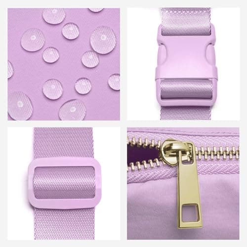 Gitus Gifts for 8 9 10 11 12 Year Old Girls Belt Bag Fanny Pack Crossbody Bags with Initial Letter Patch Cute Stuff Birthday Gifts for Teen Girls Women Personalized Trend Stuff (Lavender-E)