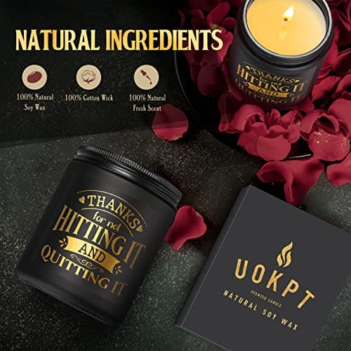 Scented Candles for Men - Funny Gifts for Boyfriend - Naughty Birthday Gift for Him - Anniversary Valentines Day Engagement Christmas Love You Presents for Husband Fiance Couples Guy BF