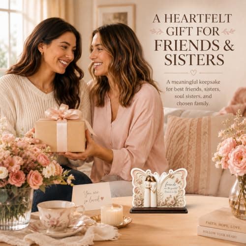 Thanksgiving, Christmas Gift for Friends, Besrt Friend, Friend Birthday Gifts for Women, 2-layer Acrylic and Wood Desk Decor Friendship Gifts for Women, Birthday Gifts for Friends, Friendship Plaques B0H8SXKFP6