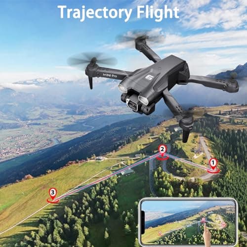 MOCVOO Drone with Camera for Adults, 1080P HD Mini FPV Drones for Kids Beginners, Foldable RC Quadcopter Toys for Boys Girls with Altitude Hold, 3D Flip, 3 Speeds, Headless Mode, Carrying Case