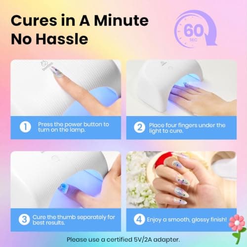 Color Enchantment with Everything Base Top Coat Beginner Starter at Home Nails Kit Manicure DIY Salon Tools Gifts for Women Beetles Gel Nail Polish Kit with U V Light - 80Pcs 55 Colors Gel Nail Kit B0CL4RWBYR