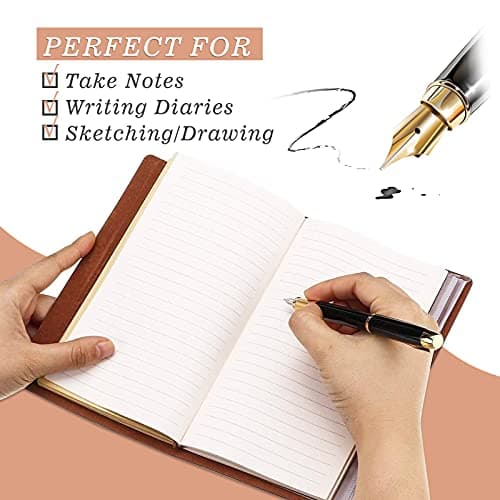 PRSTENLY Sisters Gifts from Sister Leather Journal, To My Sister Gifts 140 Page Refillable Notebooks, Graduation Mothers Day Valentines Day Christmas Gifts for Sister from Sister Brother