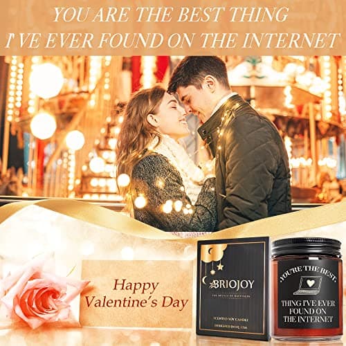 Best Thing I Found on The Internet Candles for Women Men - Gift for Her Him Best Friend Wife Husband Girlfriend Boyfriend - Relaxing Soy Candle - Anniversary, Birthday, Valentines Day Gifts