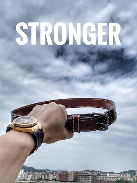 YOETEY Leather Gun Belt for Men - 1.5" Heavy Duty Belt for Work CCW