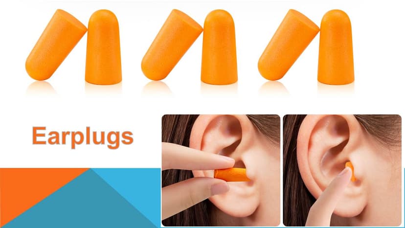 100 Pairs Orange Foam Ear Plugs - 33dB NRR Highest Protection, Soft & Comfortable Noise Canceling Earplugs for Sleeping, Work, Snoring, Construction, Loud Noise with Individual Bagged Foam EarPlug