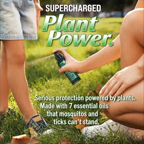 Bug Soother® MAX Natural Tick & Mosquito Repellent Spray – DEET-Free Extra Strength Outdoor Bug Protection, Plant-Based Formula – Made in USA (3ct 4 oz Bottles + 1 oz Bonus)