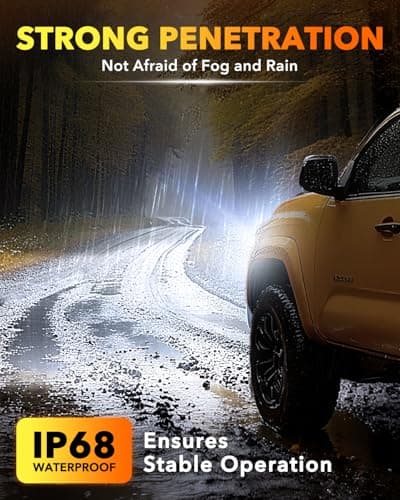 OXILAM H7 LED Light Bulb, 60000LM 10X Brighter 6500K White, Anti-Flicker, 60,000Hrs Lifespan, Plug and Play, H7 Fog Compatible with Cars Trucks SUVs, Pack of 2