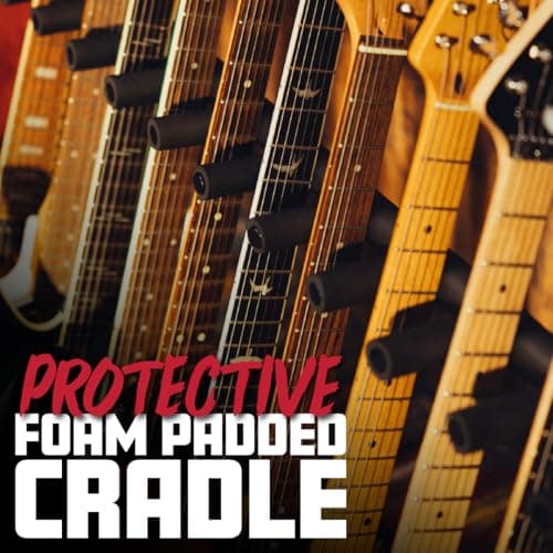 Rok-It Gator Multi Guitar Stand Rack with Folding Design, Holds up to 10 Electric or Acoustic Guitars (RI-GTR-RACK10)