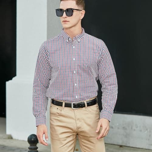 VATAN Men's Genuine Leather Dress Belts, Handmade Classic Every Day Leather Jeans Belt for Men Work Business Casual