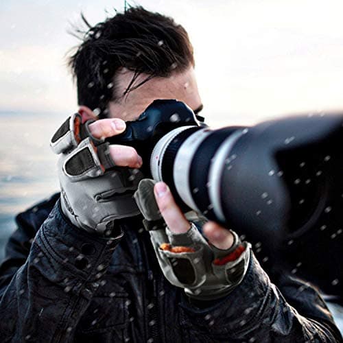 Palmyth Flexible Fishing Gloves Warm for Men and Women Cold Weather Insulated Water Repellent Great for Ice Fishing Fly Fishing Photography Motorcycling Running Shooting Hiking