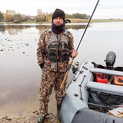 Raprance Fly Fishing Vest Backpack - Adjustable Lightweight and Quick-Dry, with 17 Pocketsfor Trout Bass Saltwate