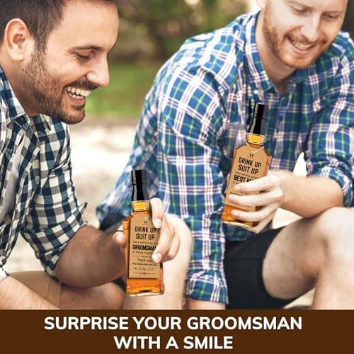 10 tags total, will you be my groomsman ask, best man proposal, wedding party gift, pairs with a gift box STOFINITY Groomsmen Proposal Tags, 8 Groomsman and 2 Best Man Cards B0DJX3NVT5