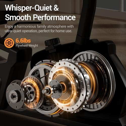 CURSOR FITNESS Recumbent Exercise Bike, Quiet Recumbent Stationary Bike for Adults & Seniors, Magnetic Stationary Bike with 16-Level Resistance, Supports 350LB, Heart Rate Handle & LCD Display