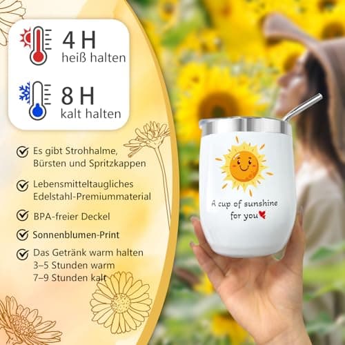 Birthday Gifts for Women, Sunflower Self-Care Package, Sending Sunshine Get Well Gifts for Women, Her, Sister, Mom, Best Friends, Unique Relaxation Spa Basket Perfect for Valentine's Mother's Day