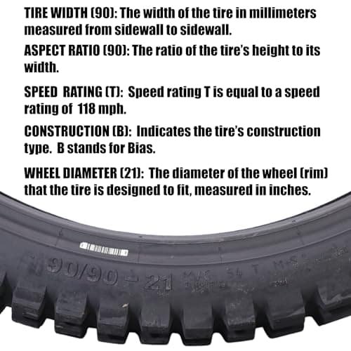Continental TKC 80 Twinduro M+S Motorcycle Tire - Durable Off-Road & On-Road Motorcycle Tire for Adventure Touring (90/90-21)