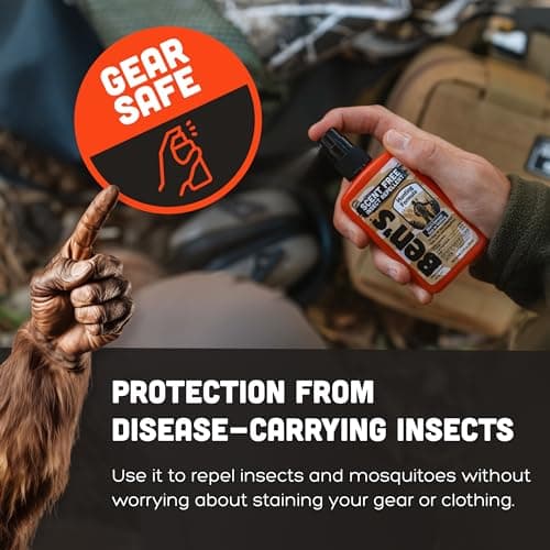 Ben's Hunting Formula - Tick & Mosquito Repellent for Up to 12 Hours of Protection - 20% Picaridin Bug Spray with Pump Spray - Sweat-Resistant - 3.4 oz (3 Pack)