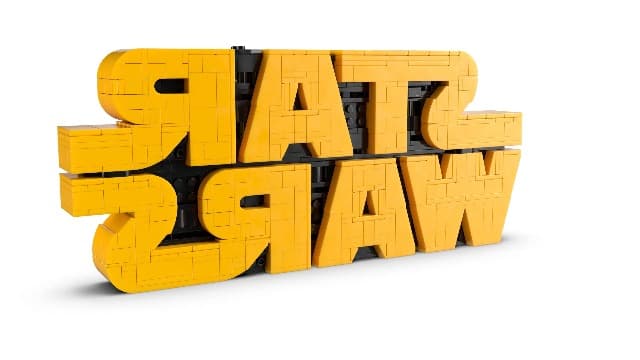 LEGO Star Wars Brick-Built Star Wars Logo - Building Blocks for Adults 18+ - Star Wars Gift Idea for Birthdays - Collectible DIY Model Kit - Home Decor Idea for Fans of The Movie Series - 75407