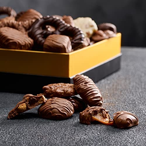 Assorted Gourmet Chocolate Gift Box - Food Gift Basket for Women and Man - Birthday, Thank You, Present Idea for Him and Her, Holiday Gifts Baskets by Empire Delights