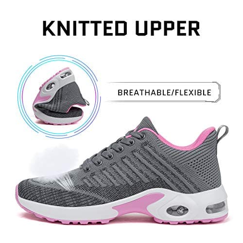 Mishansha Womens Sneakers Air Cushion Running Tennis Shoes Women Lightweight Arch Support Walking Shoes