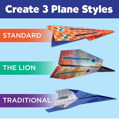 Creativity for Kids Paper Airplane Kit, Make 20 Airplanes B00A3H81LK