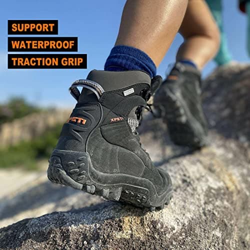 Manfen Women's Hiking Boots Waterproof Outdoor Camping Boot