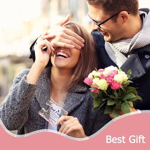 VELENTI Gift for Best Friend for Women - Engraved Acrylic Puzzle Piece - Bestie Present with Cute Quote - Friendship Gifts for Birthday, Christmas, Thanksgiving - Adorable Decoration Piece for Home