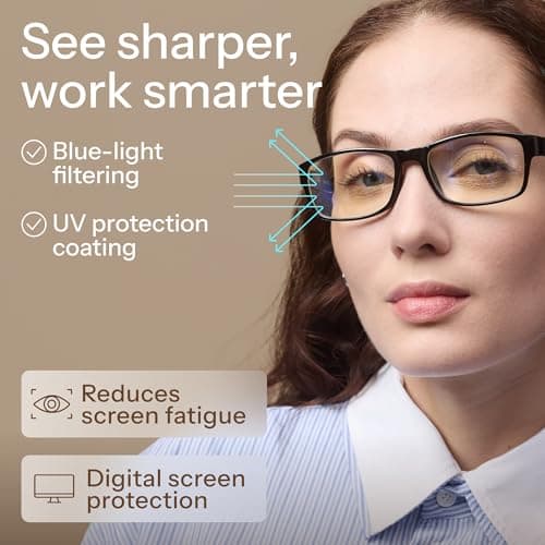 Gaoye 2.0 Professional Reading Glasses for Women for All Day - Computer Readers with Blue Light Protection - Value Pack
