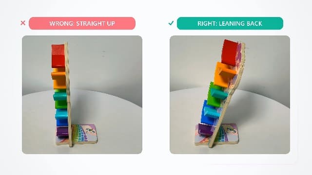 Montessori Toys for 2 Year Old Girls and Boys; Wooden Car Ramp for Cause-and-Effect and Hand-Eye Coordination; Birthday Gift Unicorn Car Ramp Toys for Toddlers 1-3, Wooden Race Track with 4 Mini Cars B0H7HBYL82