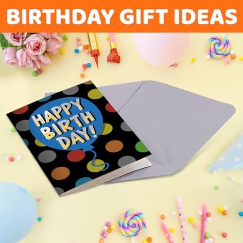 HAPPYPOP Birthday Gifts for Mom Dad - Ideal Socks for Seniors in 50s with Greeting Card