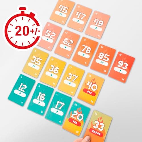 Beat The Heat Game | Family Party Card Game for Kids and Adults | Ages 8+ | 2 to 10 Players | 20 Mins. | Easy to Learn Strategy Card Games for Groups