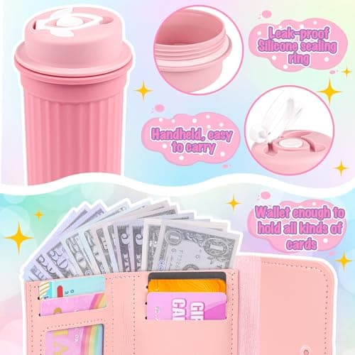 32Pcs Role Play Set with Handbag, Water Bottle, Scarf, Pretend Makeup, Birthday Gifts, Mom-Daughter Bonding, Multi-Scene Play Oisacirg Play Purse with Watch, Phone, Pretend Play Toys for Girls Ages 3-8 B0D7CQGK8X