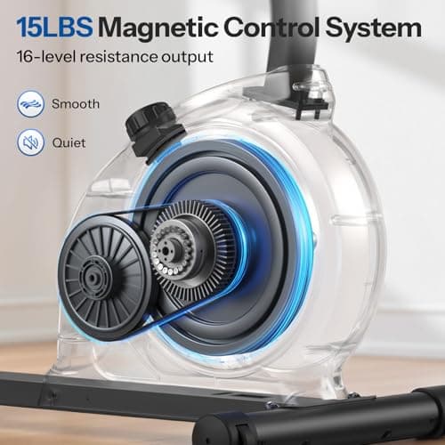 Niceday Recumbent Exercise Bike, Recumbent Bike for Home, Recumbent Stationary Bike 400LBS Weight Capacity, Magnetic Recumbent Bike with Smart APP, LCD Monitor, Heart Rate Handle