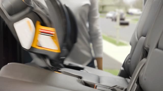 Chicco GoFit ClearTex Plus Backless Booster Car Seat, Latch Attachment, Quick-Release Latch Removal, Portable Car Booster Seat for Children at Least 4 Years Old and 40-110 lbs | Obsidian/Black