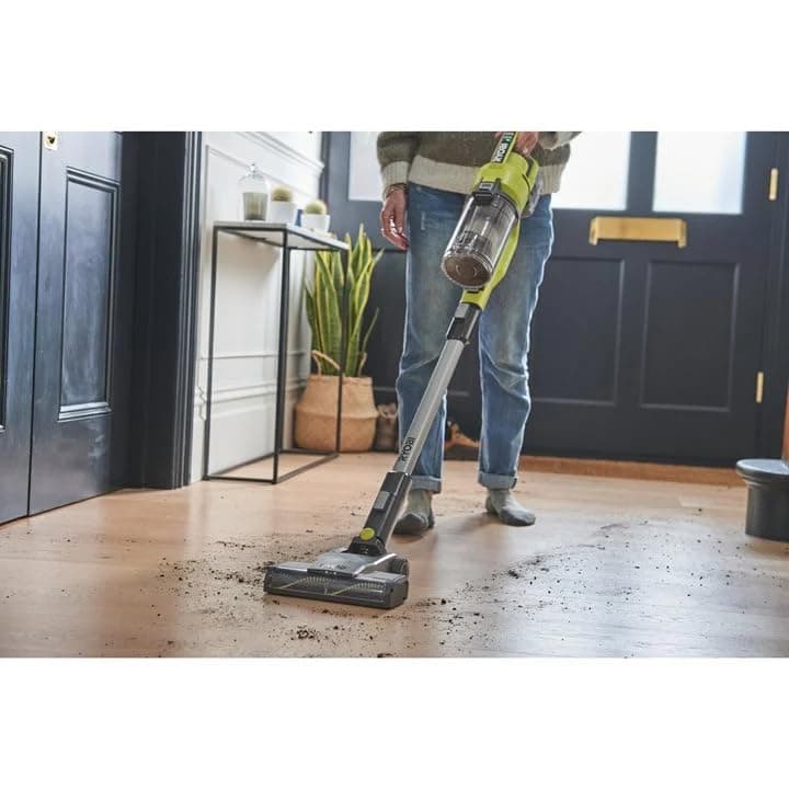 RYOBI RSV18-0 Battery Vacuum Cleaner 18V ONE+ 820l/min 600ml 24cm Kit 2.0 Ah