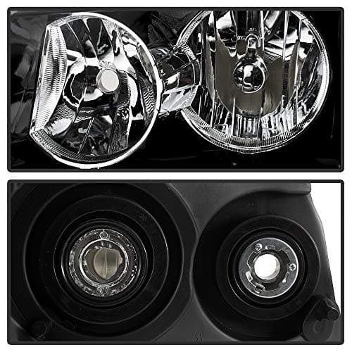 ACANII - For Black 2007-2014 Chevy Suburban Tahoe Avalanche Headlights Aftermarket Driver + Passenger Side