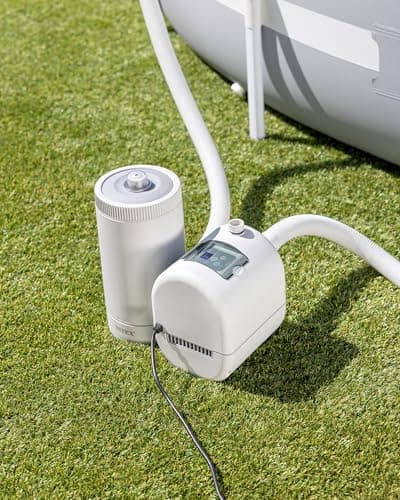 INTEX C2500 Krystal Clear Cartridge Filter Pump for Above Ground Pools: 2500 GPH Pump Flow Rate – Improved Circulation and Filtration – Easy Installation – Improved Water Clarity – Easy-to-Clean