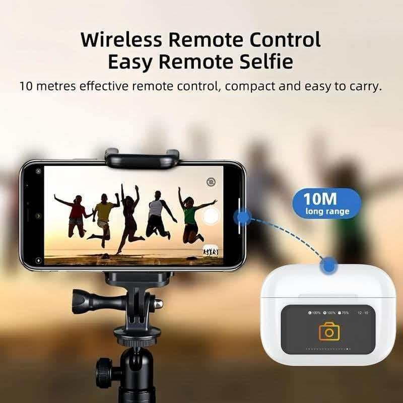 UNVO Wireless Earbuds with Intelligent Noise Reduction,Wireless Earbuds, Bluetooth 5.4 Headphones with Multifunctional Touch Screen, Hi-Fi Stereo Ear Buds with ANC+ENC Noise Cancelling Mic