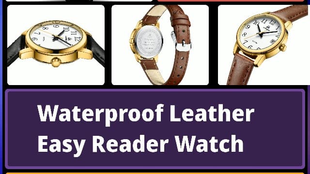 LN LENQIN Ladies Watches Analog Quartz Watch for Women Waterproof Women's Wrist Watches Easy Reader Womens Watch with Leather Strap