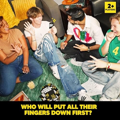 Put A Finger Down - Hilarious Party Card Game, Game Night, Parties, Big and Small Groups | Fun Social Icebreaker with 400 Cards for 2+ Players