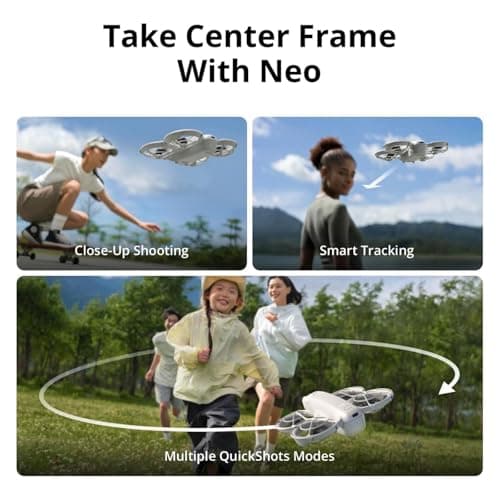 DJI Neo Drone with Camera 4K, Intelligent Flight Battery & Carrying Bag Bundle, Foldable FPV GPS Drone for Adults, Beginners, Professionals