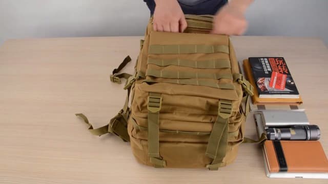QT&QY 45L Military Tactical Backpacks Molle Army Assault Pack 3 Day Bug Out Bag Hiking Treeking Rucksack…