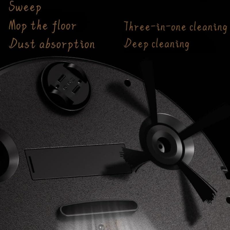 Robot Vacuum Cleaner, One-Touch Start, Slim Design, Rechargeable Robot Vacuum and Mop, Pet Hair Specialist Robot Vacuum.Suitable for Cleaning Paper Scraps, Pet Hair and Hard Floors.
