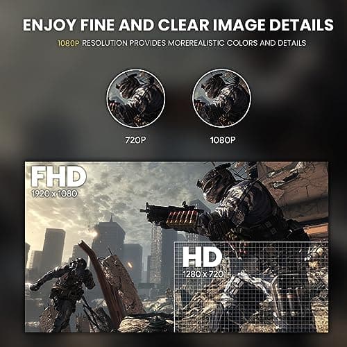 CRUA 27" Curved Gaming Monitor, FHD 1920x1080P, 144Hz/180Hz Computer Monitor, 1800R VA Screen, 120% sRGB, AMD FreeSync, HDMI & DP, Wall Mount Install- Black