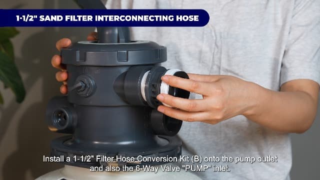 AQUASTRONG Sand Filter Pump for Above Ground Pool, Pool Pumps Above Ground,Pool Sand Filter with 6-Way Valve,Improved Circulation and Filtration, 12in, 1/2HP 2500 GPH with Timer