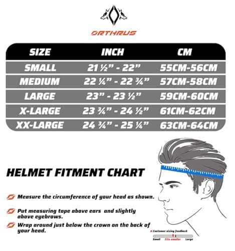 Orthrus Dual Sport Adventure Motorcycle Helmet DOT Certified for Adults, UV Protected Dual Visor & Intercom Slot, ATV UTV Dirt Bike Snowmobile Off Road Helmets