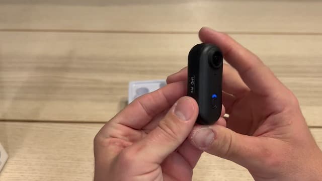 4K Mini Body Camera, Thumb POV Portable Body Cam Sports Action Camera Hands Free Waterproof Recording Wearable Camera Personal Camcorder Helmet Mounted Sports for Cycling, Motorcycle Vlogging (Black)