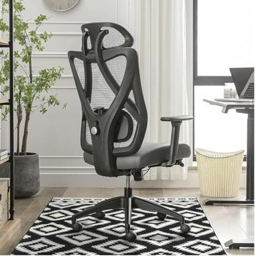 SitTrue Ridgefield Ergonomic Mesh/Vegan Leather High-Back Task