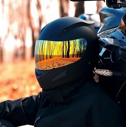 1Storm Motorcycle Bike Full FACE Helmet Mechanic