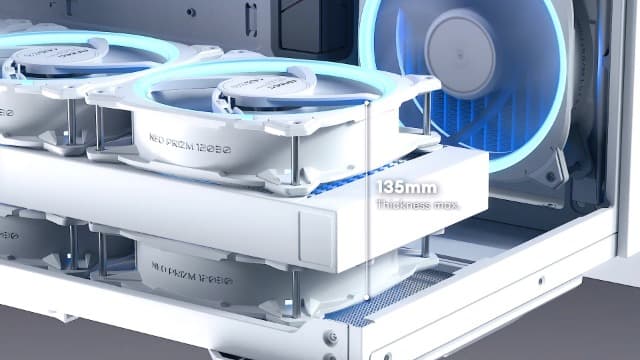 Antec C8 ARGB, 2X TQR 160mm & 1x TQ 140mm ARGB PWM Fans Included,Dual-Chamber Layout, Type-C, 360mm Radiator Support, Seamless TG Front & Side Panels, RTX 40 Compatible, Full-Tower E-ATX PC Case