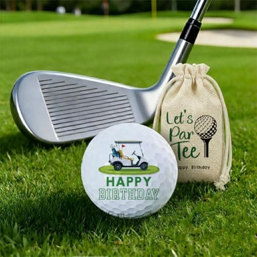 Golf Birthday Gifts for Men, 3 Pcs Birthday Golf Balls for Golfers Dad Grandpa Husband Friends, Novelty Birthday Golfing Gift B0GKFW2FFB